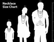 Saints of Christ Orthodox Icon Jewelry - Necklace Sizing Chart